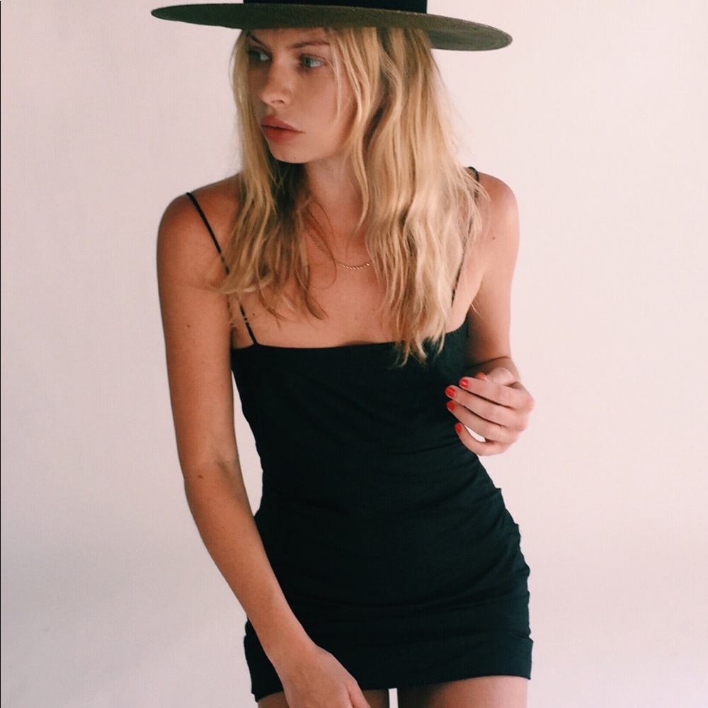 Realisation Par Christy silk dress black small